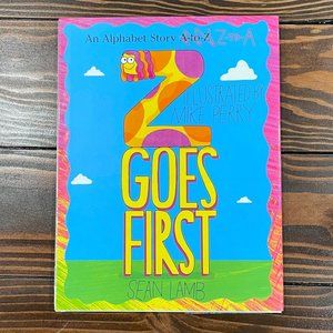 5/$20 NEW Kids Z Goes First: An Alphabet Story Z-to-A Hardcover Book By S Lamb